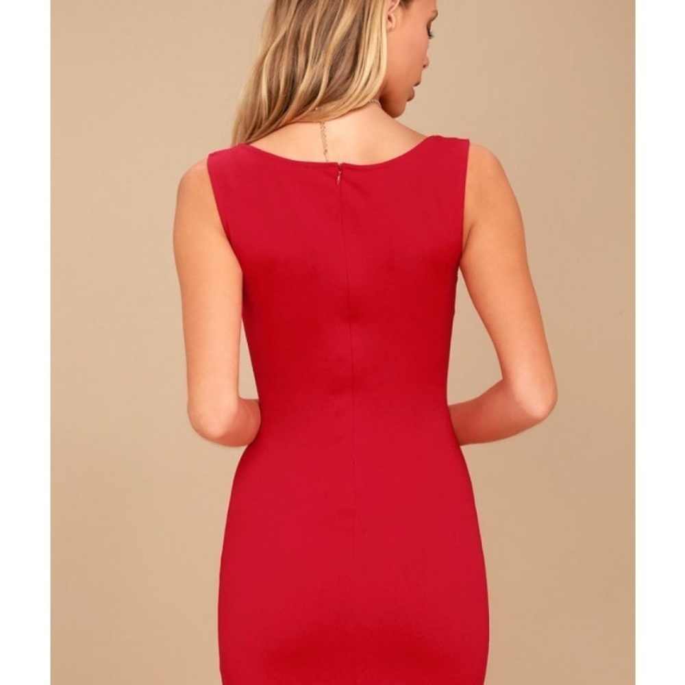 Lulu's Red Mini Dress - Picture 5 of 8